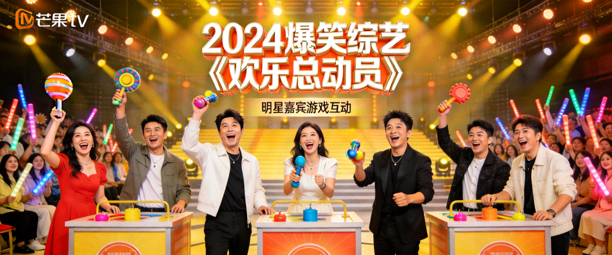 2024爆笑综艺《欢乐总动员》现场照片，明星嘉宾游戏互动